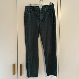 J. Crew Forest Green Corduroy Pants 31T